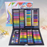 Toy Imagine 168 Pieces Art Set for Kids Drawing Painting Kit | Colour Set with Crayons Markers Oil Pastels Water Colours & Case | Stationery Kit for Kids 6–12 | Art Craft Supplies Gift for Boys & Girls(Assorted)