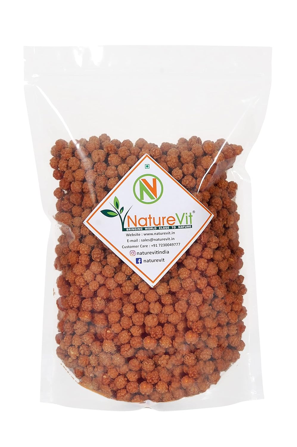 NatureVit Gud Chana 400 Gram | Jaggery Coated Roasted Chana | Natural Protein Snack | No Sugar Added, No Preservatives | Healthy Immunity Booster Munchies