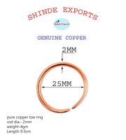 SHINDE EXPORTS copper toe thumb rings for men women