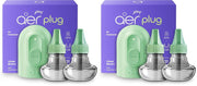 Godrej aer Plug Electric Air Freshener (Machine + 2 Refills (20Ml each) | Violet Bloom | Lasts up to 120 days,Solid (Pack of 2)