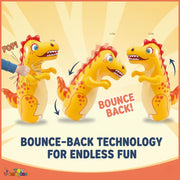Toy Imagine Inflatable Dinosaur Punching Bag for Kids - 97 cm Tall Bounce Back Action Toy, Leak-Proof Water Base for Stability, Fun Indoor & Outdoor Play