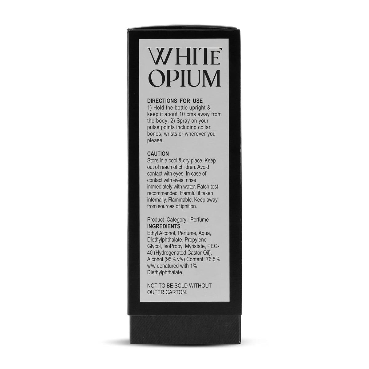 BEARDO White Opium Perfume For Men, 100Ml | Fresh Zesty Scent Eau De Parfum | Long Lasting Mens Perfume | Best Date Night Fragrance Body Spray | Christmas Gift For Men | Gift For Friends