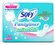 Sofy Panty liner Antibacterial - Pack of 36 Pieces