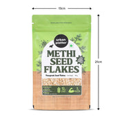 Urban Platter Methi Seed Flakes, 100g (Fenugreek Seed Flakes for improved digestion, reduced bloating, and everyday gut wellness)