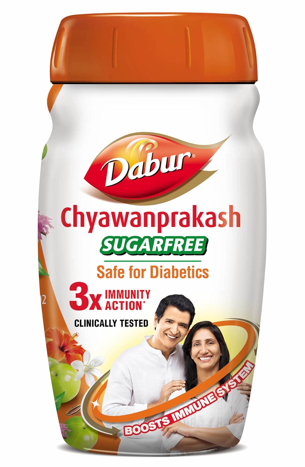 DABUR Chyawanprakash Sugarfree : Clincally Tested Safe for Diabetics |Boosts Immunity |helps Build Strength and Stamina - 500gm, Red, (Model: FC502500)