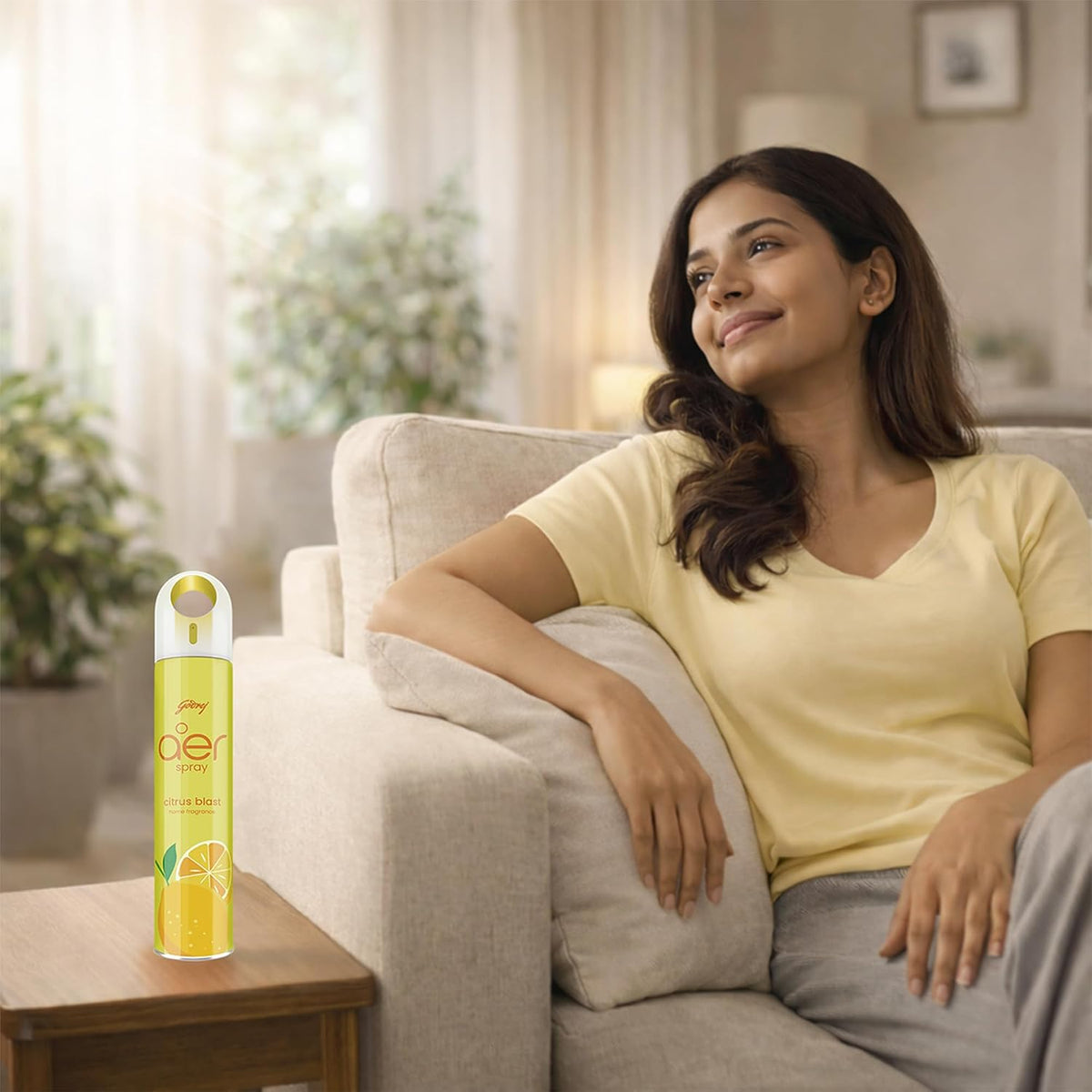 Godrej aer Spray | Room Freshener for Home & Office - Citrus Blast (180 ml) | Long-Lasting Fragrance