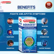 Baidyanath Aquagest – 100 g | Ayurvedic Herbal Formula with Ajwain (Trachyspermum Ammi) and Fennel (Foeniculum Vulgare) for Digestive Care