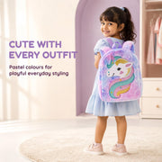 Toy Imagine Kids Soft Plush Unicorn Backpack for Girls 2-5 Years