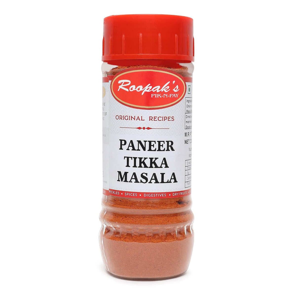 ROOPAK'S PIK-N-PAY Shahi Paneer Masala & Paneer Tikka Masala Combo Pack - 100gm Each | Ready To Use Indian Spice Mix For Curries Preparation | 100% Vegetarian And Preservatives Free