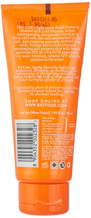 Biotique Sun Shield Micro Gold 30+Spf Matte Cream Sunscreen Ulra Protective Oil Control For Normal Skin, 50Ml, Pack Of 1