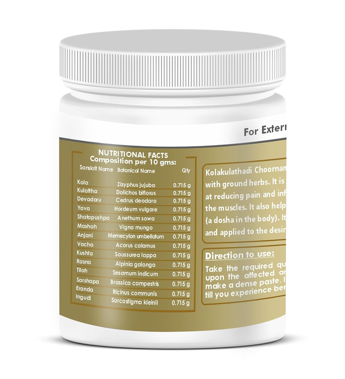 Holy Natural Kolakulathadi Choornam (100 GM)
