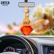 The Old Natural Snif Diamond Hanging Car Perfume | Car Air Freshener with Refill Pack (Lavish Musk 10ml + 15ml Refill Pack)