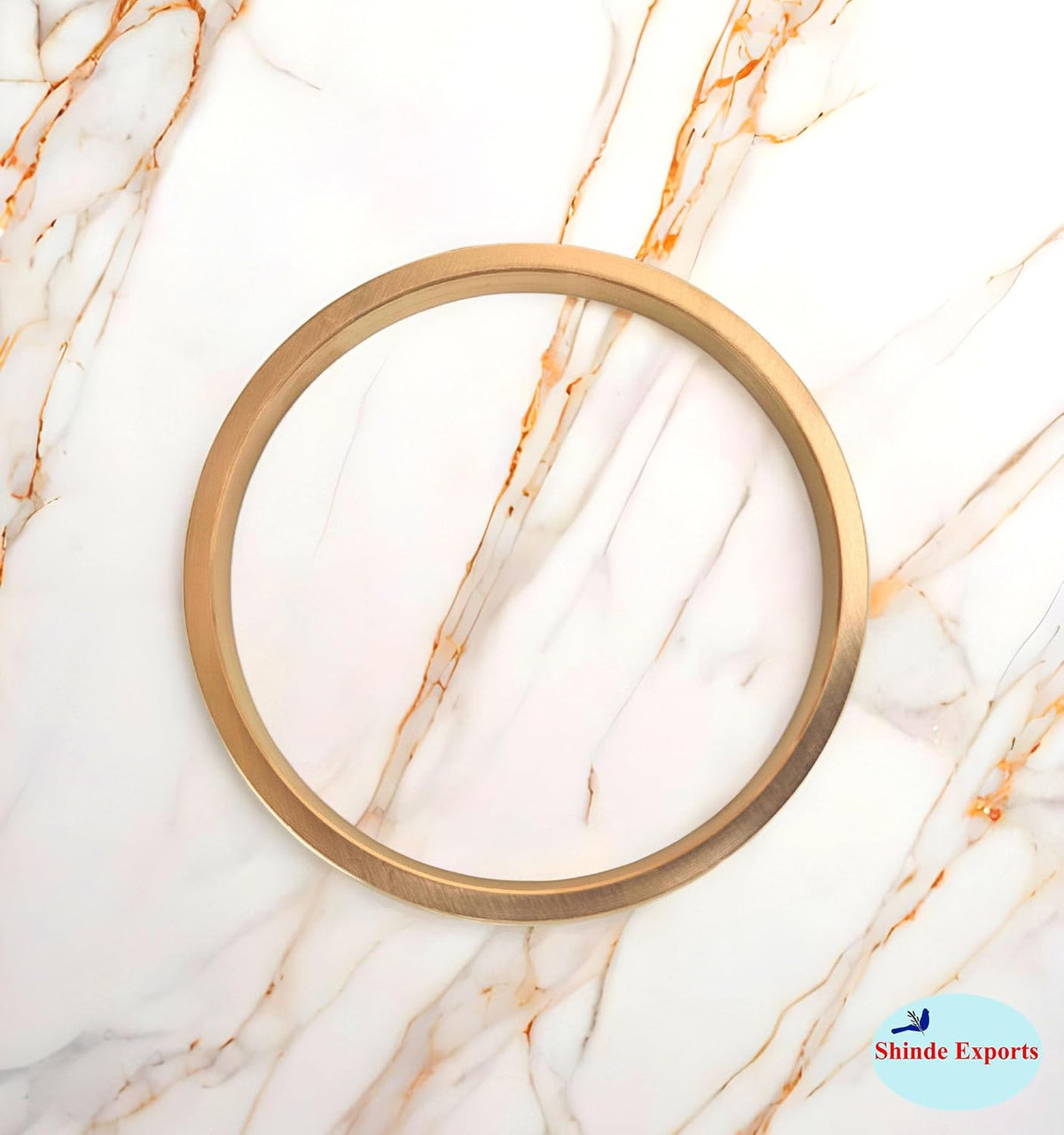 SHINDE EXPORTS gold plated gents kada stainless steel bangles for men and women daily use