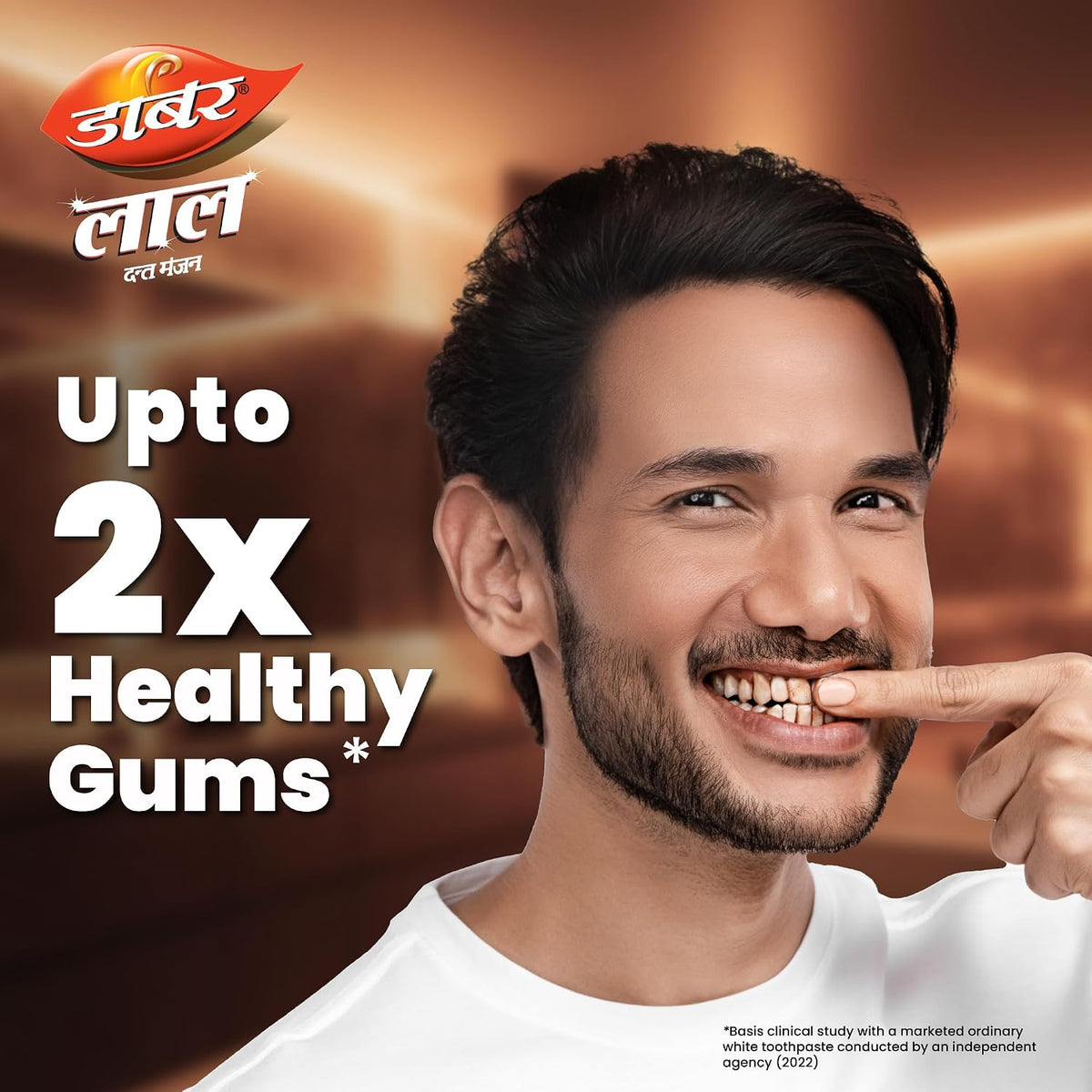 DABUR Lal Dant Manjan 300 Grams (Pack Of 2)| Toothpowder For Strong,White Teeth,Plaque Removal,Freshening,Gum Protection