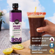 Urban Platter Prune Juice Concentrate, 500ml (Product of USA | Finest Prunes in Every Drop, High in Dietary Fiber)