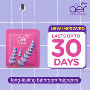 Godrej aer Power Pocket Bathroom Freshener – Assorted Pack of 9 (90g)| Lasts up to 30 days | Germ Protection