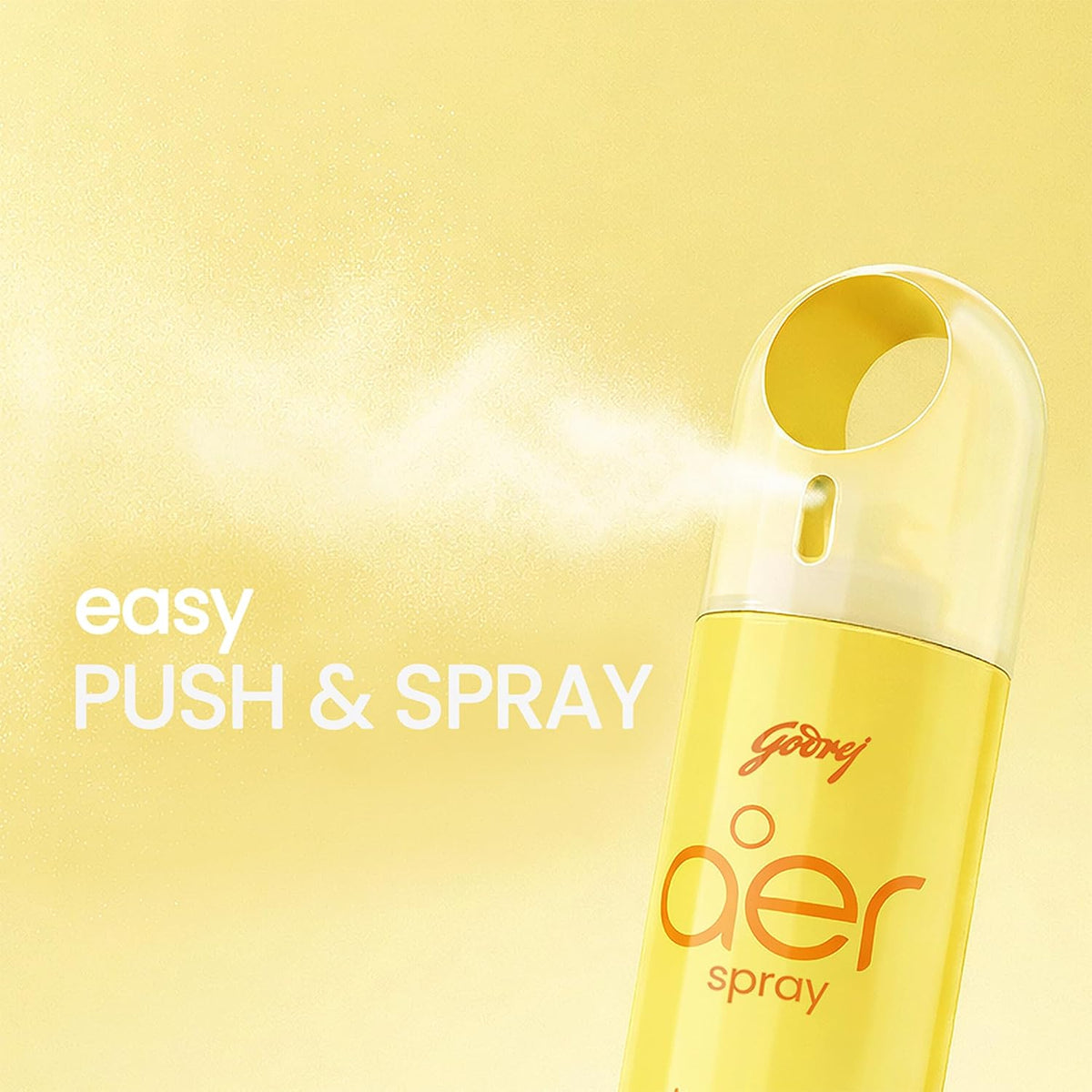 Godrej aer Spray | Room Freshener for Home & Office - Citrus Blast (180 ml) | Long-Lasting Fragrance
