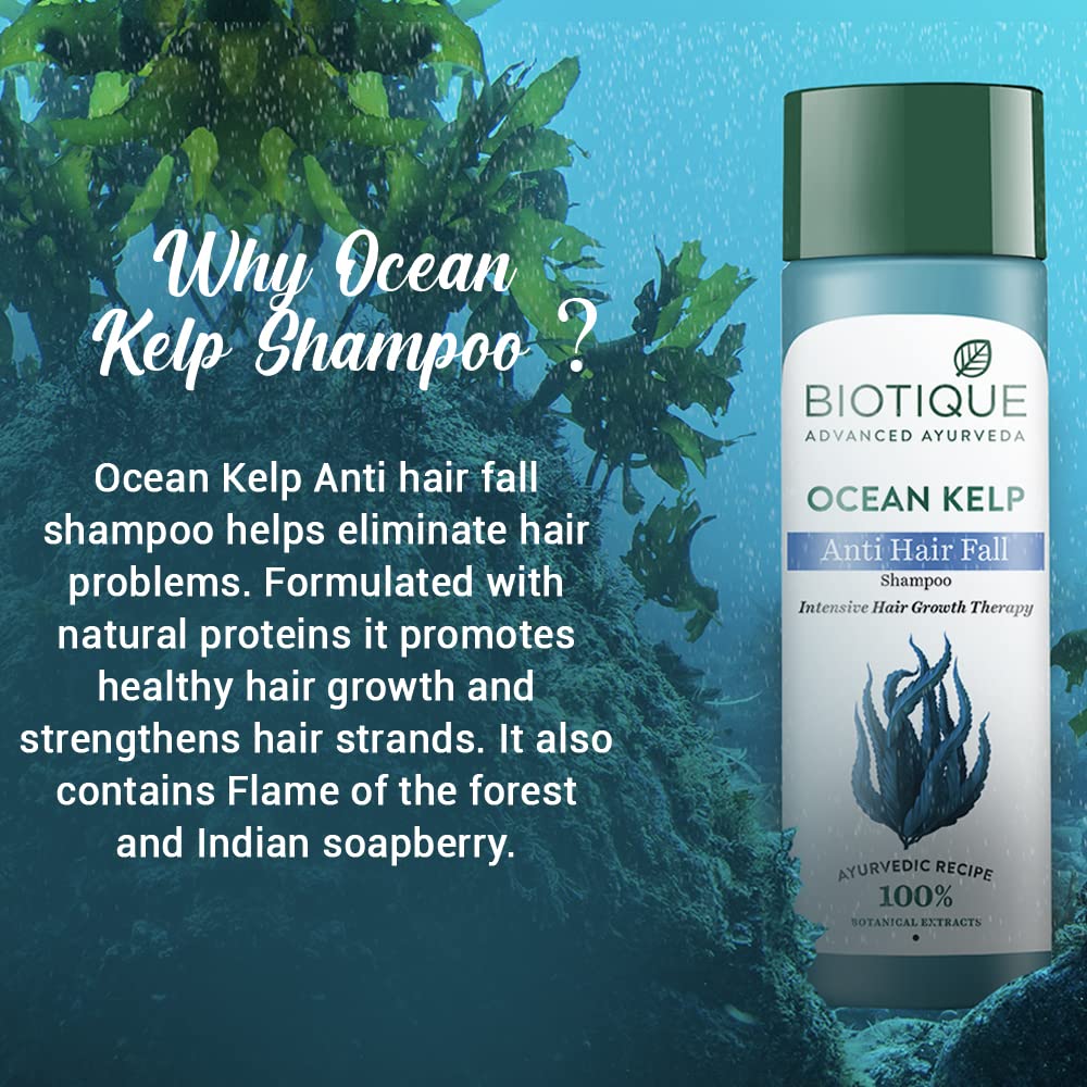 Biotique Ocean Kelp Anti Hair Fall Conditioner Intensive Hair Growth Therapy, 120ml