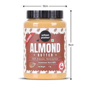 Urban Platter Almond Butter (Without Skin), 1Kg (Nutty Flavour | Single Ingredient | Keto-Friendly | Blanched Paste)
