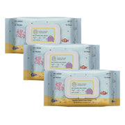 Little Rituals Rash-Free Baby Wipes | 99% Pure Water | 4x Thicker, Plant-Based Cloth, pH 5.5 | Enriched with Chamomile, Sacha Inchi Oil & Pro Vitamin B | Gentle, Moisturizing & Soothing | Dermatologically Tested | 72 Wipes/Pack (Pack of 3)