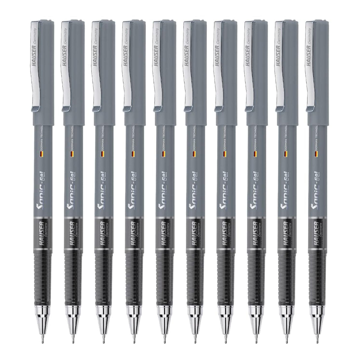 Hauser Sonic Gel Pen Black Pack of 40