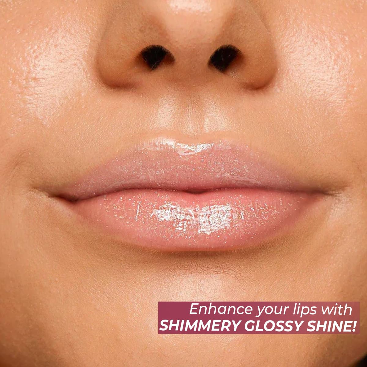 INSIGHT Hydrating Lip Gloss - Pearl Gaze (3.5g) | Moisturizing | Non-Sticky, Plumping & Shiny Finish | Enriched with Coconut Oil, Shea Butter & Vitamin E (Pack of 2)