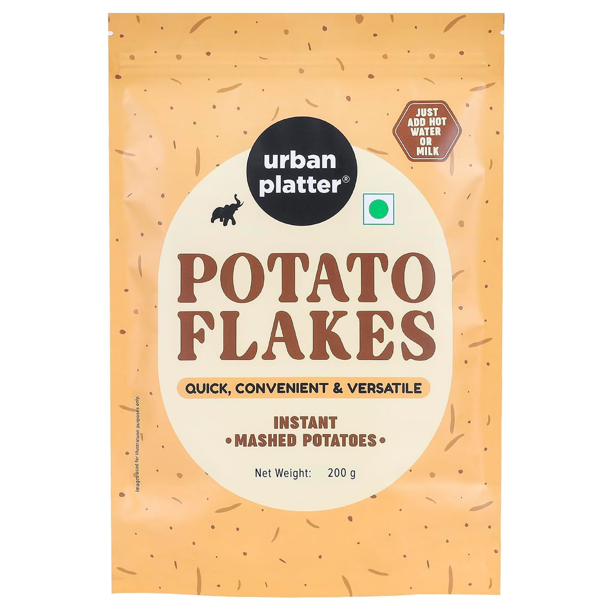 Urban Platter Potato Flakes, 200 g (Dehydrated Potato Flakes | Ready to Use Dried Potato Bits | Quick and Convenient)