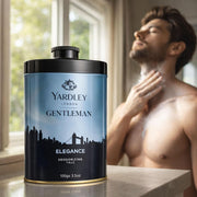 Yardley London Elegance Deodorizing Talc for Men, 100g