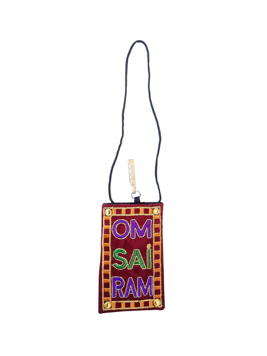 SHINDE EXPORTS latest stylish OM SAIRAM mobile/cell phone purse for ladies/girls and women