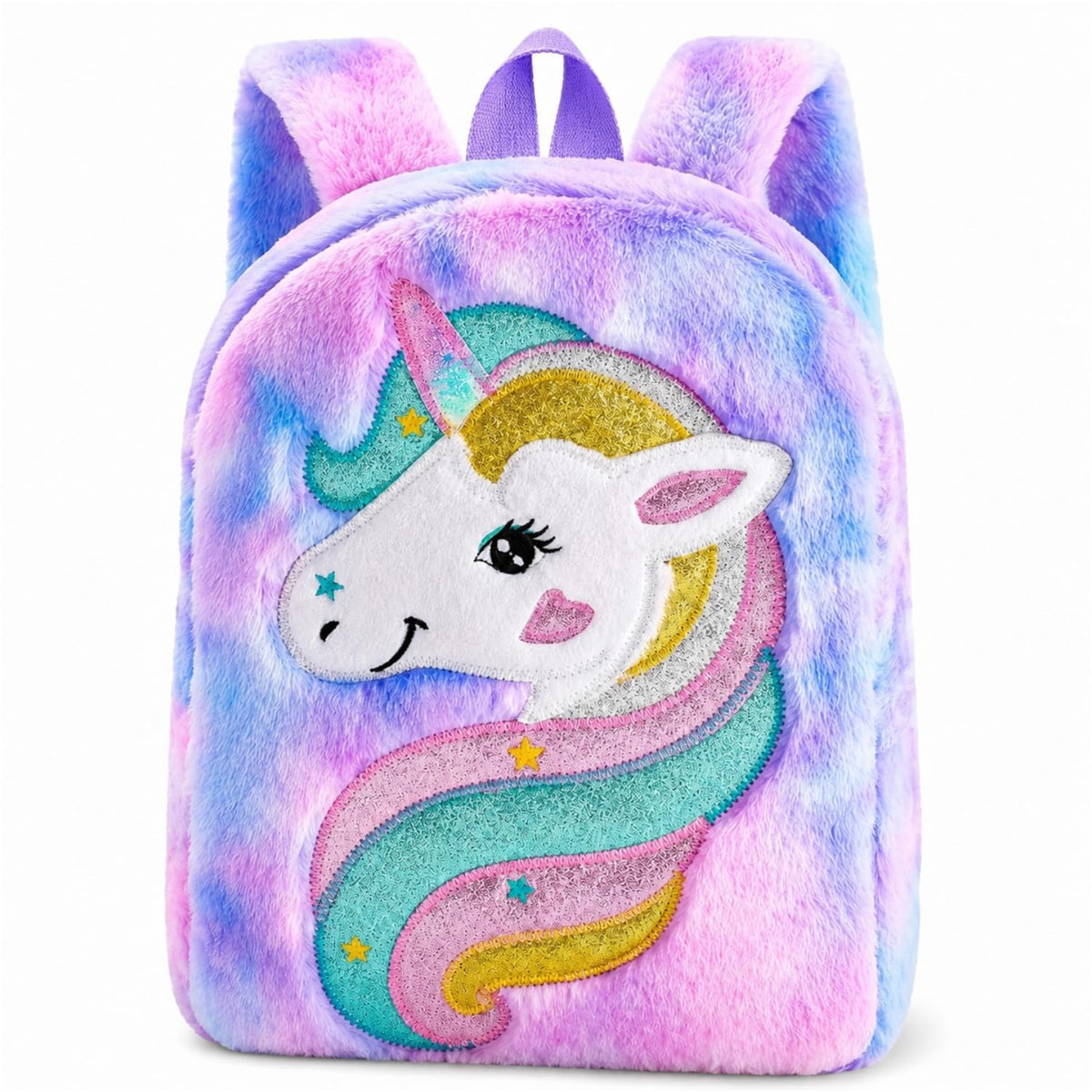 Toy Imagine Kids Soft Plush Unicorn Backpack for Girls 2-5 Years