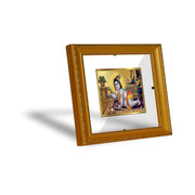 Diviniti Laddu Gopal Gold Plated Wall Photo Frame, Table Décor| DG Frame 101 Size 1 and 24K Gold Plated Foil| Religious Photo Frame Idol For Pooja, Gifts Items (13.5 CM X 15.5 CM)
