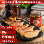 Urban Platter Chilli Garlic Crisp, 190g (Crunchy Chilli and Garlic in Sunflower Oil | Versatile Condiment | Spicy | Savoury)