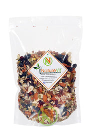 NatureVit Healthy Mix Dry Fruits, Nuts & Seeds, 200g [Cashews, Almonds, Raisins, Pistachios, Pumpkin, Sunflower, Watermelon, Black Currant, Cranberry & Many More]