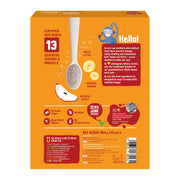 Slurrp Farm No Added Sugar Instant Wheat Apple & Banana Cereal | No Milk No Preservatives | 300g