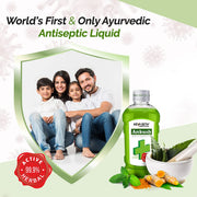 Keya Seth Aromatherapy, Ankush Ayurvedic Antiseptic Liquid, No Burning Sensation for First Aid & Personal Hygiene, Enriched with Neem, Tulsi, Lavender & Rose Essential Oil 100ml (Pack of 1)