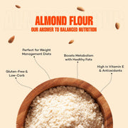Urban Platter California Blanched Almond Flour, 200g (Naturally Gluten-Free | Finely Milled | Low-Carb | Ideal for Baking & Keto Recipes)