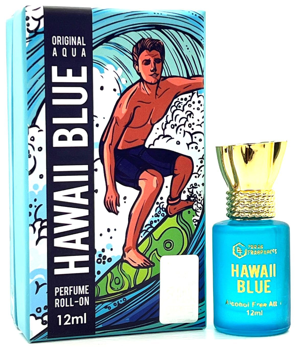 Parag Fragrances Natural & Long Lasting Attar 12ml (Hawaii Blue)