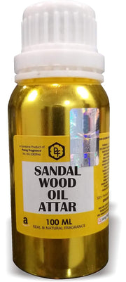 Parag Fragrances Sandalwood Attar 100ml Alcohol Free Real For Men