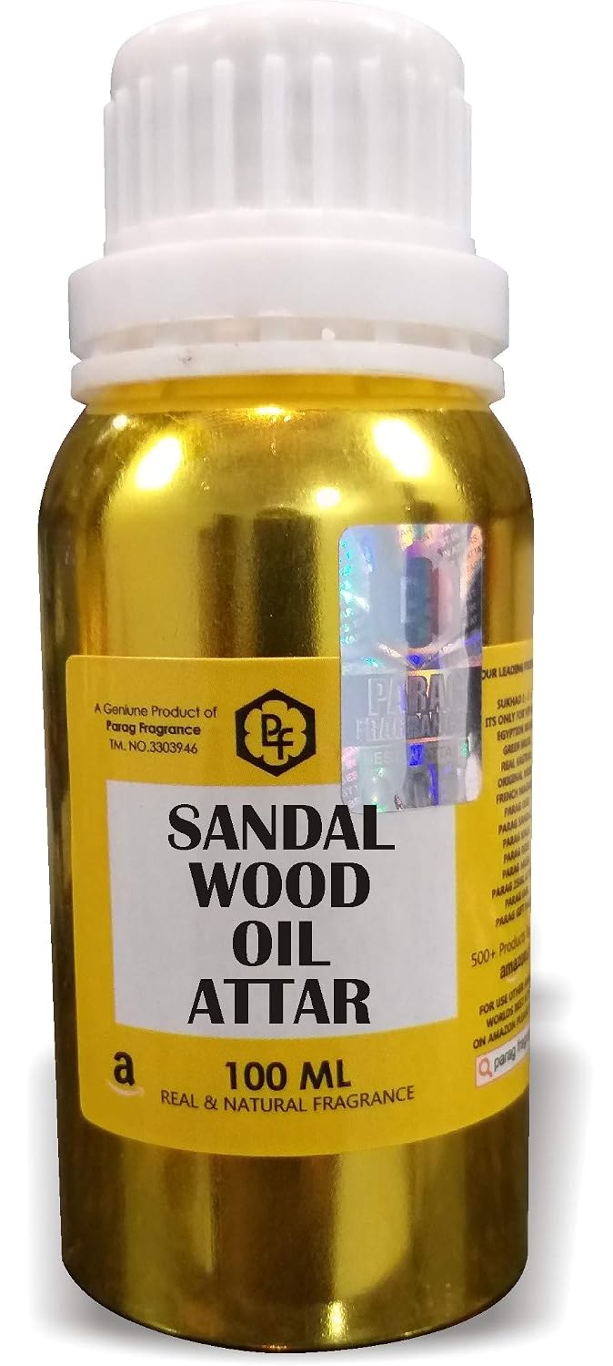 Parag fragrances Sandalwood Attar 100Ml Alcohol Free Real For Men