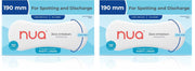 Nua Ultra-Soft Panty Liners 40 Liners 190mm, Pack of 2