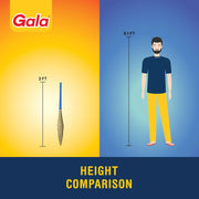 Gala No Dust Broom – India's No. 1 Jhadu | Long Handle for Floor, Corners & Cobwebs | No Back Strain | Traps Fine Dust & Hair | Detachable Handle
