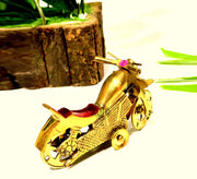 DSH Antique Brass Bike Miniature, Table top Showpiece Metal Vehicles for Home Decor (Toy)