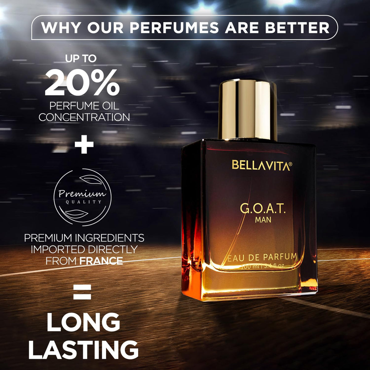 Bella Vita Luxury White Oud Unisex Liquid Eau De Parfum G.O.A.T Man Eau De Parfum With Bergamot Patchouli & Vetiverpremium Long Lasting Spicy & Woody Fragrance For Men 100 Ml
