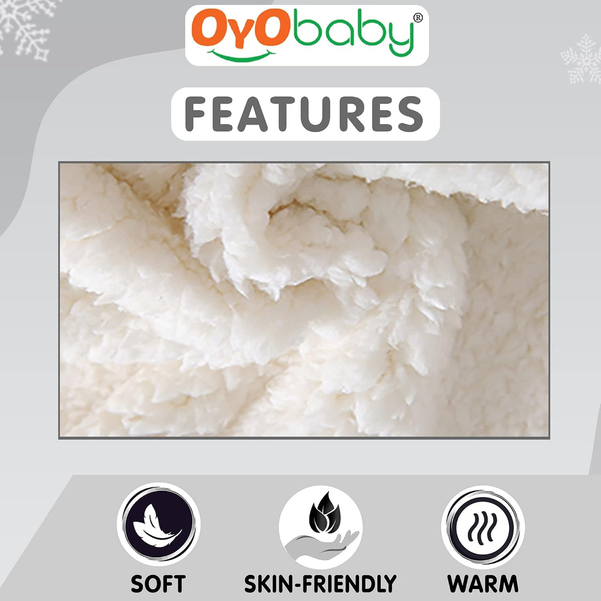 OYO BABY - Waterproof Baby Bed Protector Dry Sheets(Grey + Salmon Rose) & OYO BABY 3-in-1 Fleece Hooded Baby Blanket Wrapper -Pack of 1 (Baby Pink Star Printed)