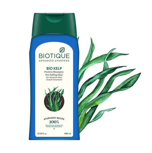 Biotique Bio Kelp Fresh Growth Protein Shampoo 400Ml (Pack Of 2), 508 Grams