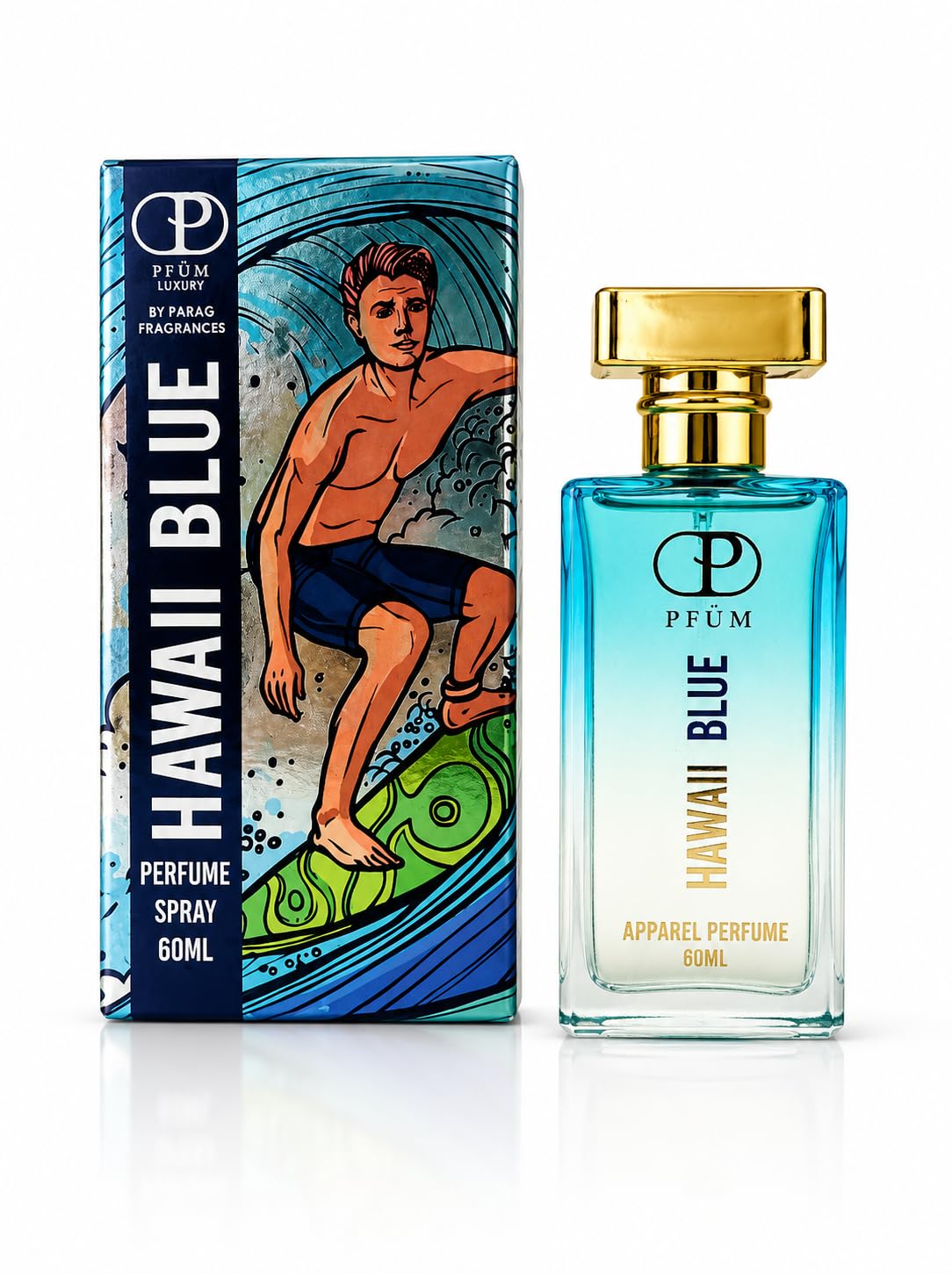 Parag Fragrances Hawaii Blue Perfume 50ml / Extreme Long Lasting Perfume For Men & Women / 36+ Hours Lasting Perfume