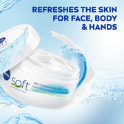 NIVEA Soft Moisturizing Creme, 6.8 Ounce (Pack of 3)