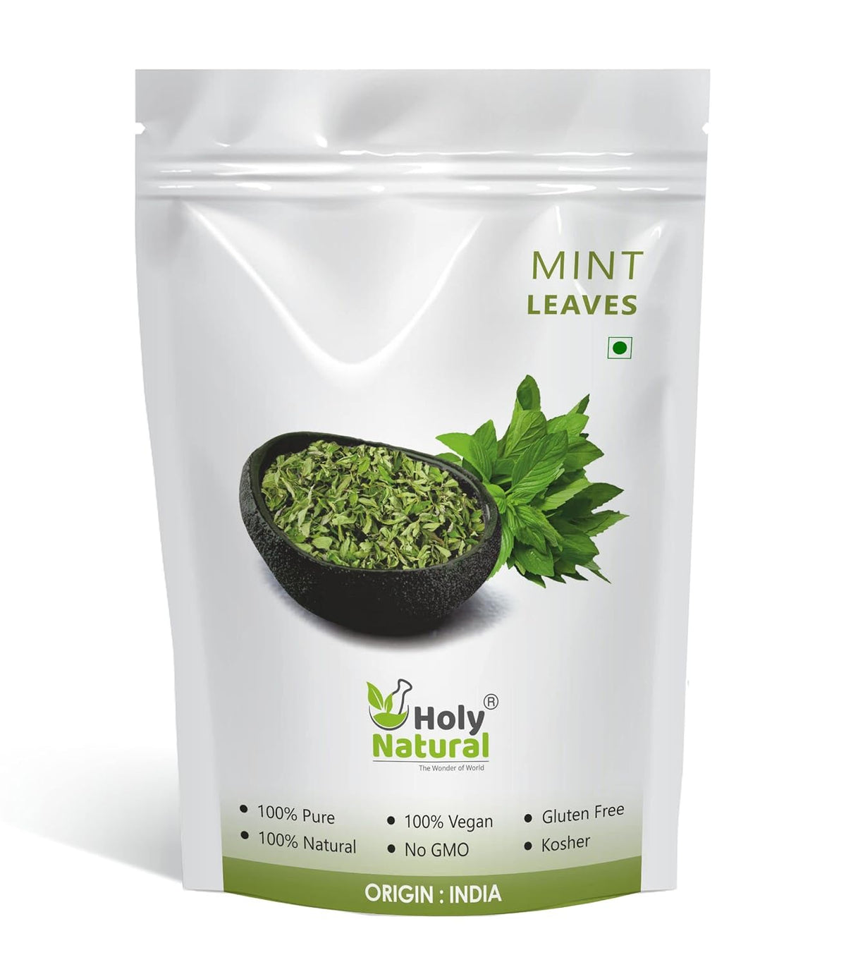 Holy Natural Mint Leaves (Dried) – 100 GM | Pure & Natural Pudina Leaves | Refreshing Herbal Ingredient for Tea, Chutney, Seasoning & Daily Use