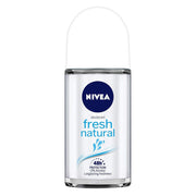 Nivea Body Lotion, Extra Whitening Cell Repair SPF 15, For All Skin Types, 400ml & Deodorant Roll On, Fresh Natural, 50ml