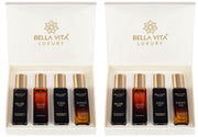 Bella Vita Luxury Men Vanilla Liquid Perfume Gift Set 4 X 20 Ml With Klub, Oud, Ceo, G.O.A.T Liquid Perfume | Woody, Citrusy Long Lasting Edp Fragrance Scent (Pack Of 2), 160 Millilitres